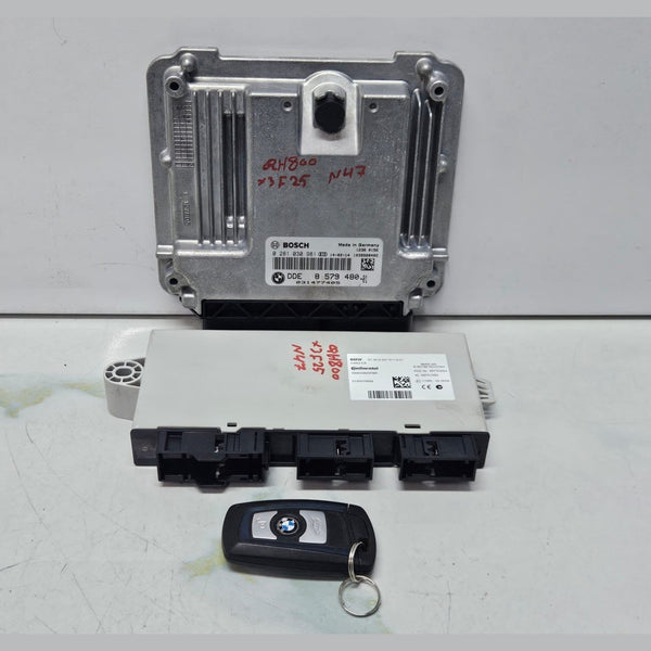 BMW X3 F25 N47 ENGINE CONTROL UNIT DDE 8579480 SET OEM