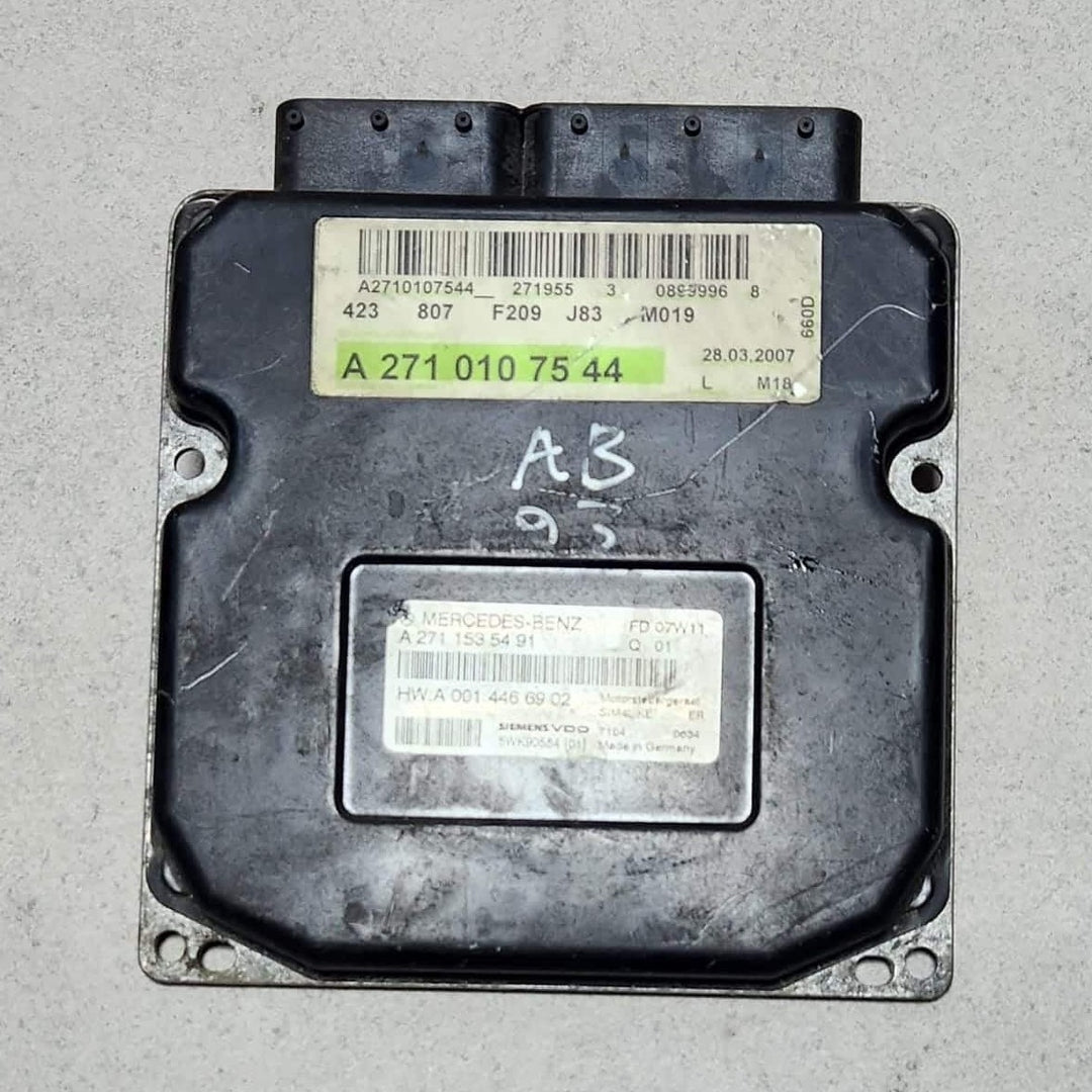 Engine Control Module A2710107544 Mercedes-Benz CLK Class W209 2006 1.8 200 Comp