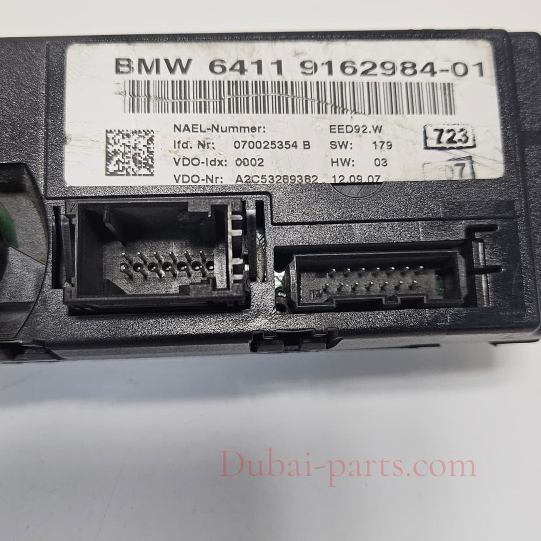 2007-2010 BMW  335i 328i Climate Control Panel 9162984