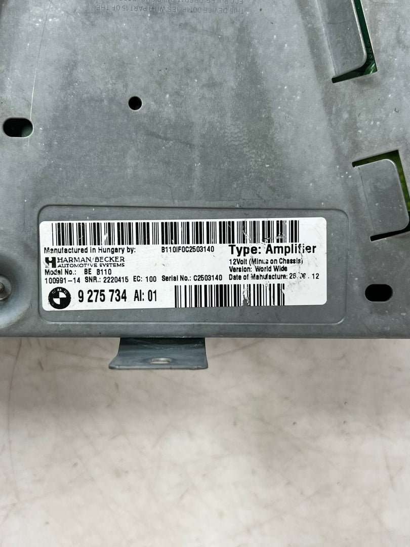 2012-2018 BMW 650i 640i Hifi SOUND Audio SYSTEM Amplifier 9275734 OEM