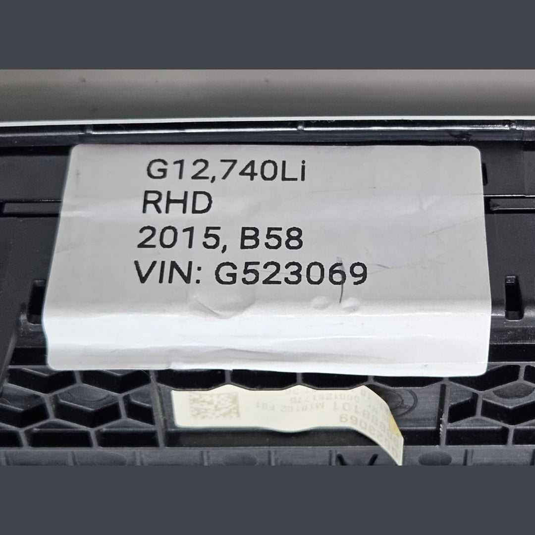 6822775-2016-2019 BMW G11 G12 740i 740Li A/C Climate Radio Control Panel OEM