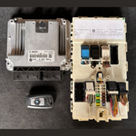 Load image into Gallery viewer, BMW F20 F21 LCI 116d B37 ENGINE CONTROL UNIT SET  DDE ECU  + FEM + Key - 8587952