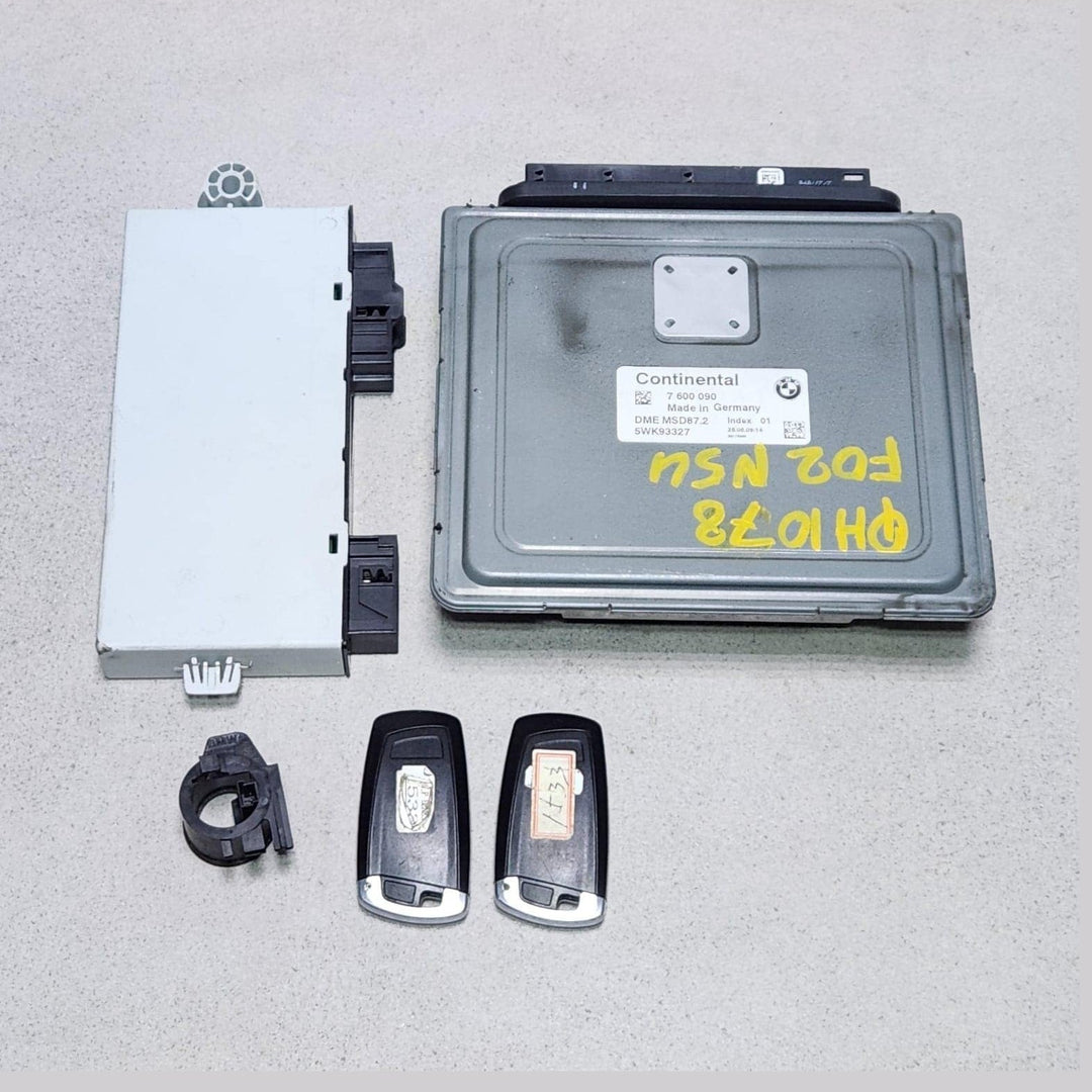 2011-2013 BMW F02 740Li N54 Engine Control Unit 7600090 7 SRE AUTOMATIC ECU SET