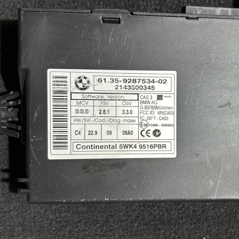 BMW X1 SERIES E84 2014 ENGINE CONTROL UNIT ECU SET + CASE + KEY DME 8631727