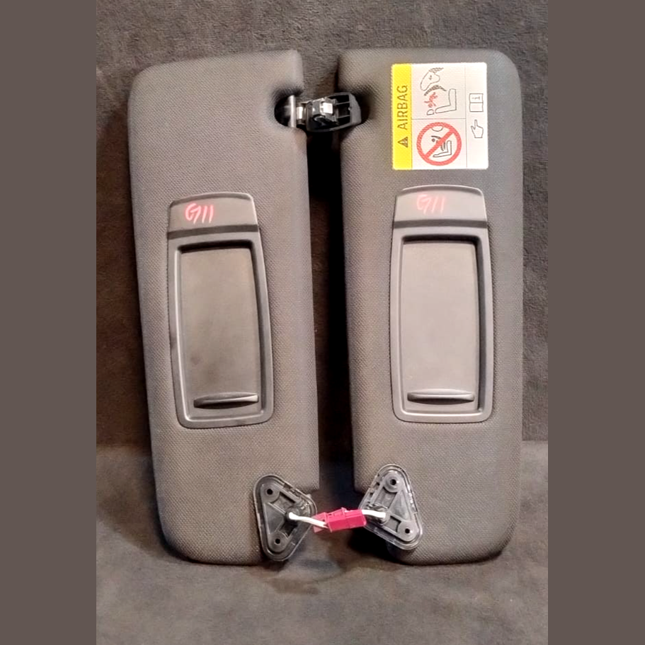 BMW G11 7 SERIES SUN VISOR SET WITH VANITY MIRROR OEM VIN  B314963