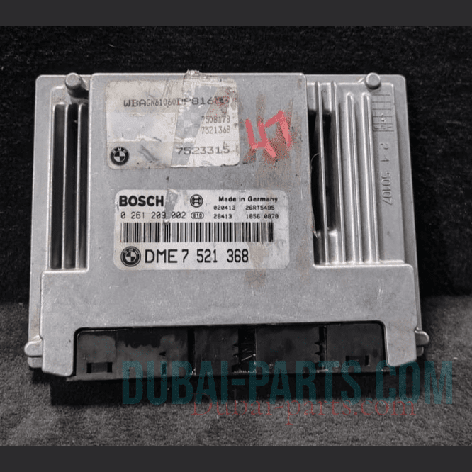 BMW 745Li 745i SEDAN ENGINE CONTROL MODULE UNIT ECM ECUMODULE ONLY -7521368