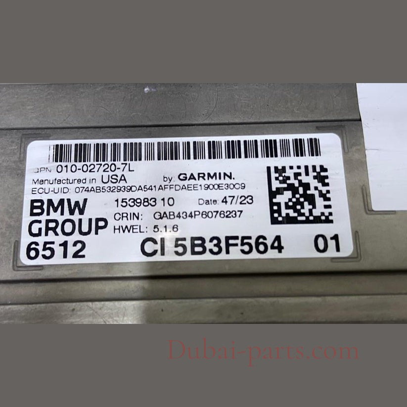 OEM BMW X5 G05 MULTIMEDIA NAVIGATION AUDIO HEAD UNIT 5B3F564 ANATEL