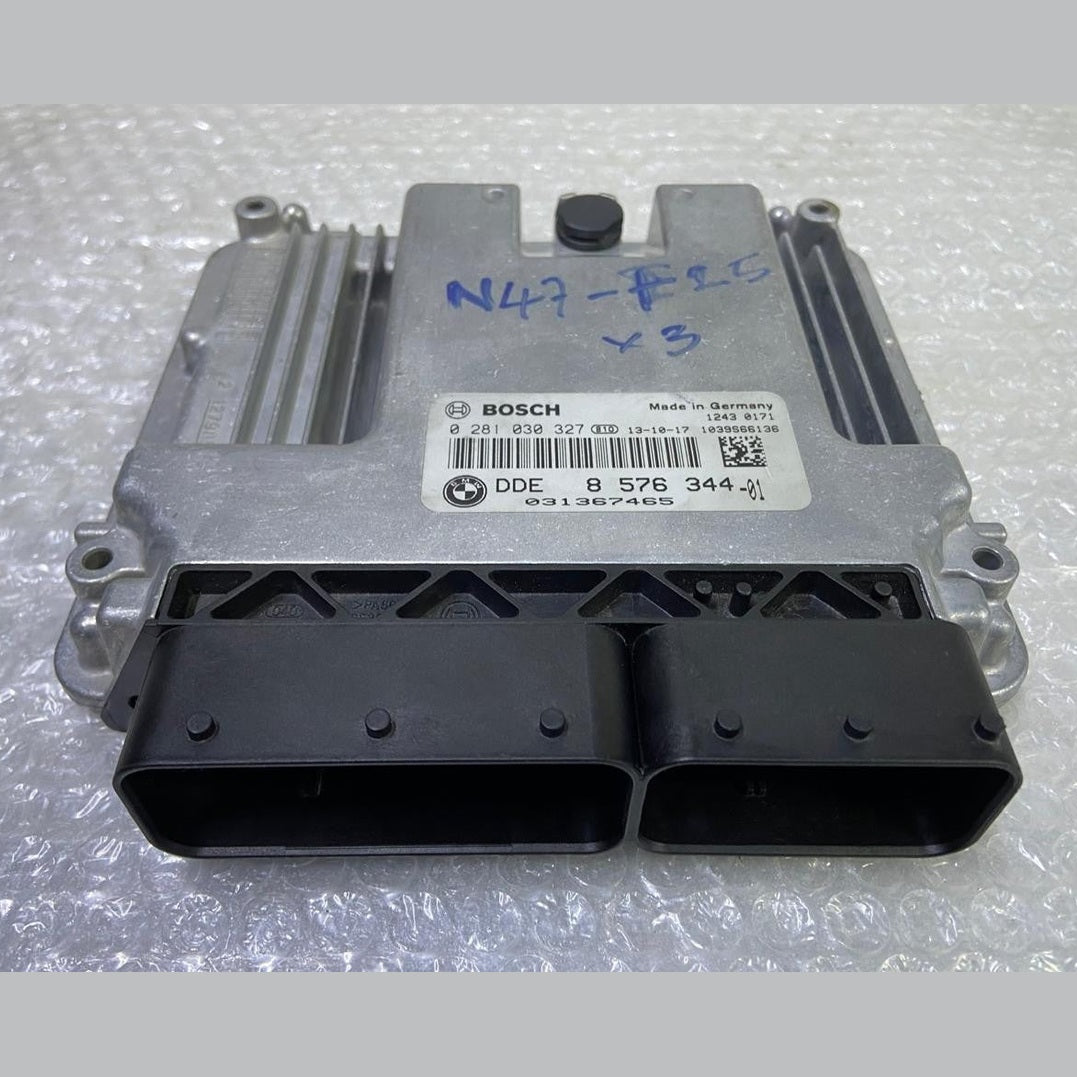 OEM BMW X3 F25 N47N DIESEL ENGINE CONTROL UNIT MODULE DDE ECU ONLY 8576344