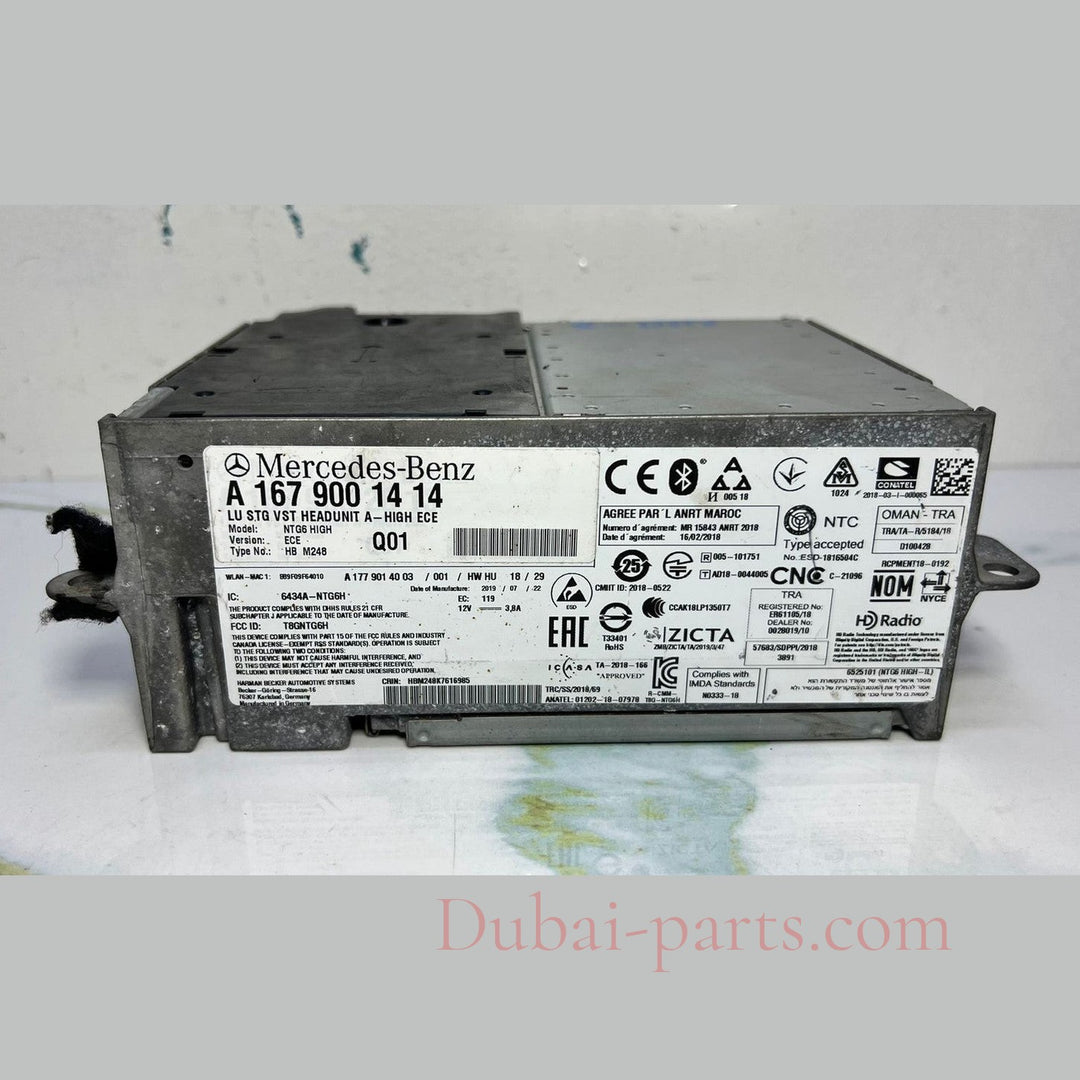 15-21 Mercedes W167 GLE-Class Radio Audio Multimedia Head Unit  A167 9001414 OEM