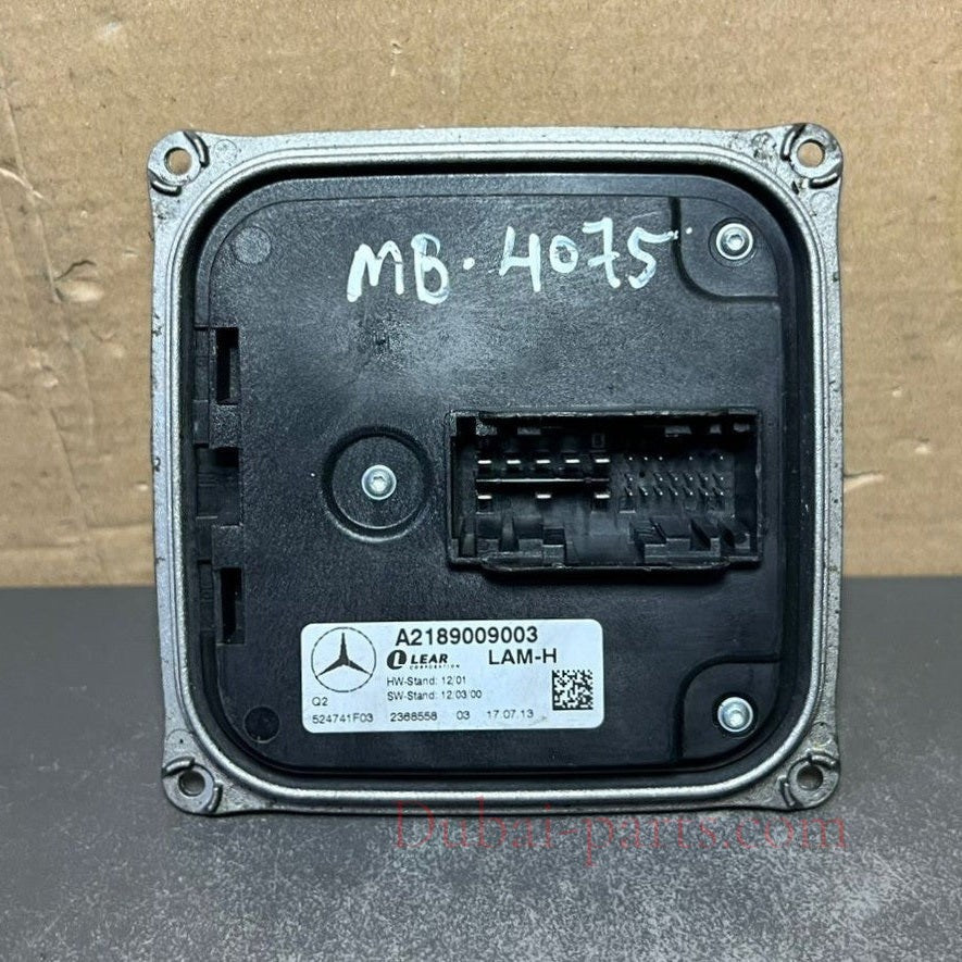 12-16 Mercedes W218 LED Headlight Voltage Regulator Ballast Module A218 9009003