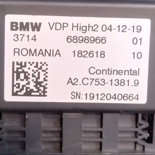BMW G11 G12 G32 AIR SUSPENSION CONTROL MODULE ECU (VDP HIGH2) P/N  6898966