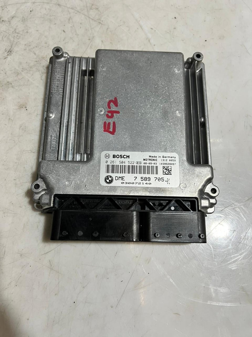 BMW 3 SERIES E92 Engine Control Unit ECU SET DME + CAS3 + 1KEY 7589705 OEM