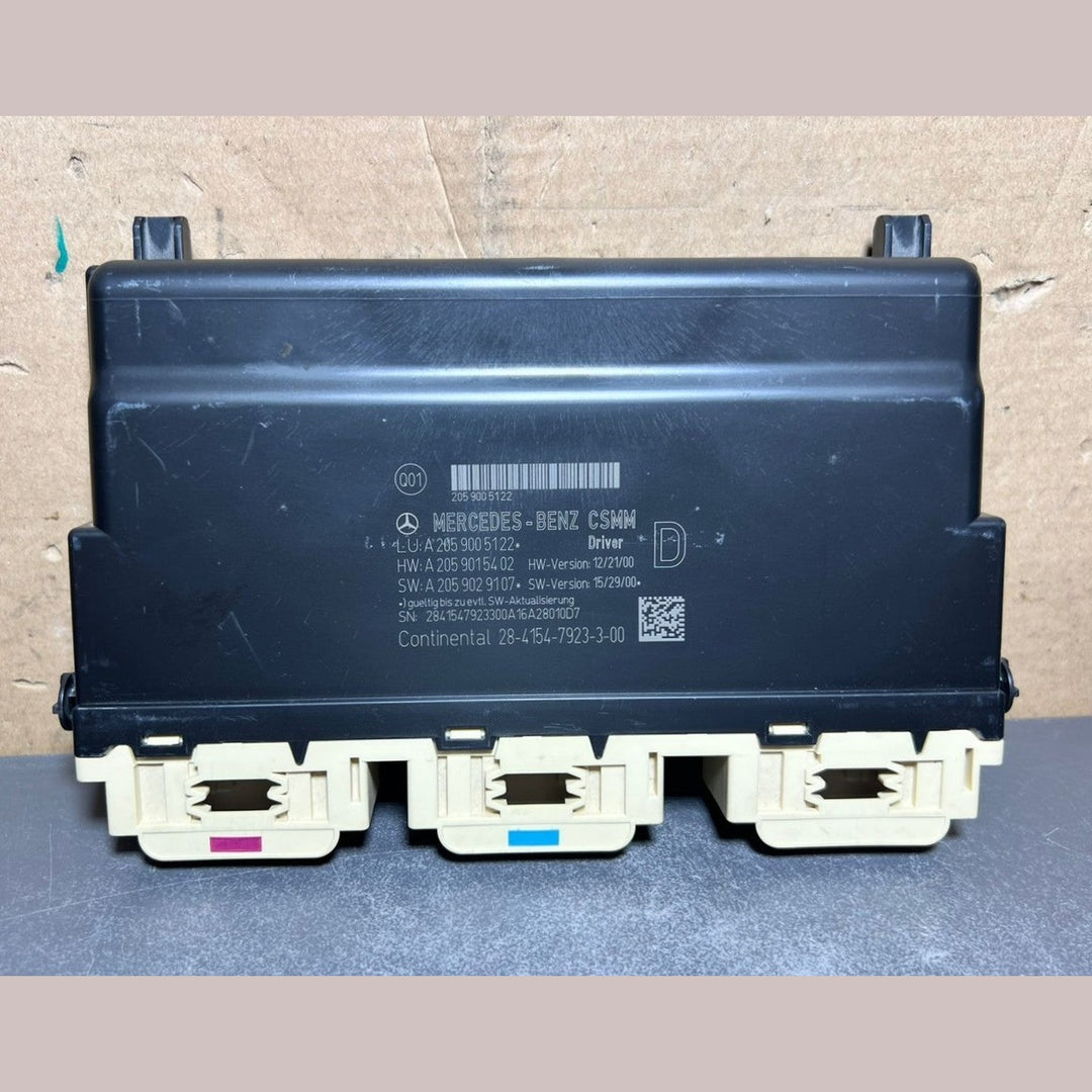 14-18 Mercedes W205 C-Class Front Driver Seat Control Module A205 9005122 OEM
