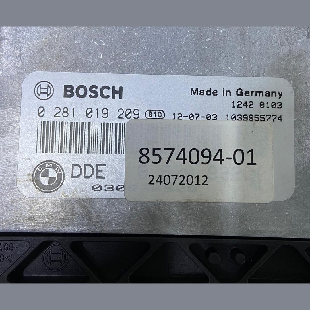 OEM BMW F20 F30 N47 ENGINE CONTROL UNIT DDE ECU SET 8574094 BOSCH