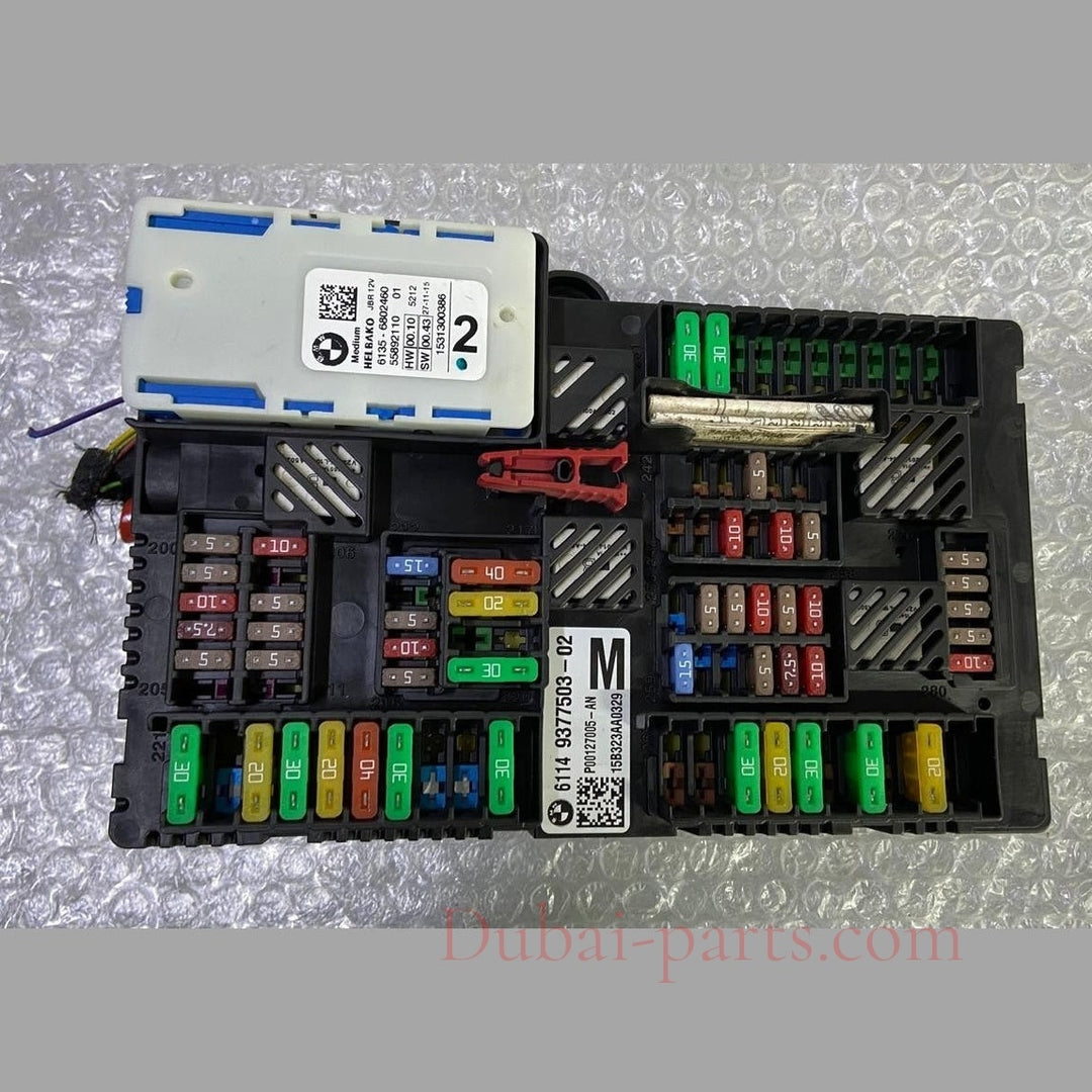 OEM BMW 740 750 G11 G12 REAR POWER DISTRIBUTION FUSE RELAY BOX MODULE 9377503