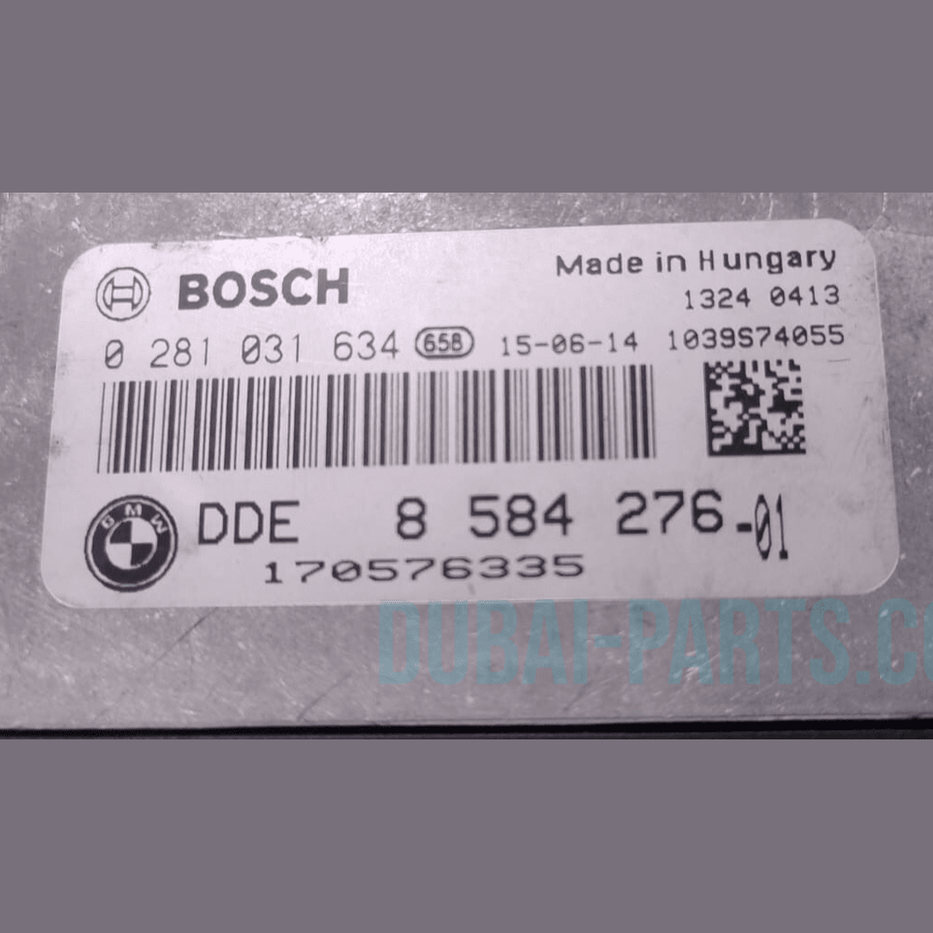 BMW AUTOMATIC F30 F31 320d N47N 163HP ENGINE CONTROL UNIT MODULE ONLY - 8584276