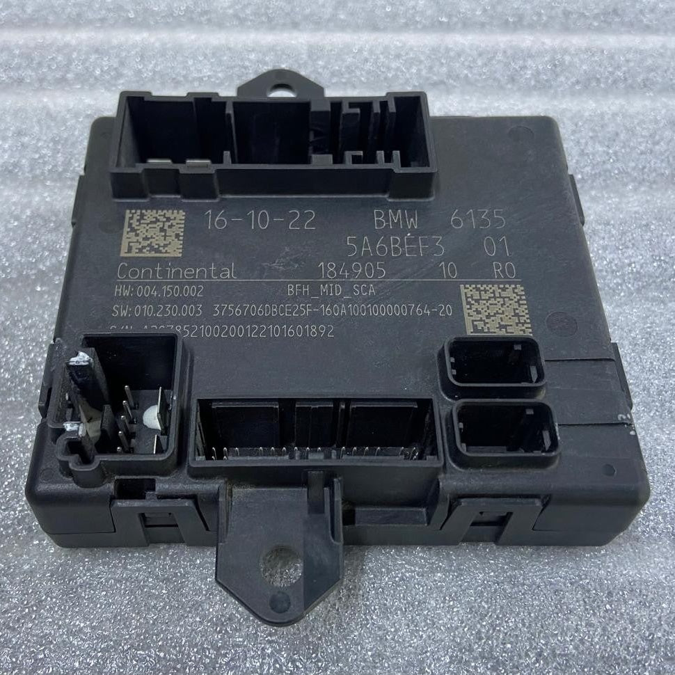 OEM BMW G70 REAR DOOR PASSENGER SIDE CONTROL UNIT 5A6BEF3 CONTINENTAL BRAND NEW