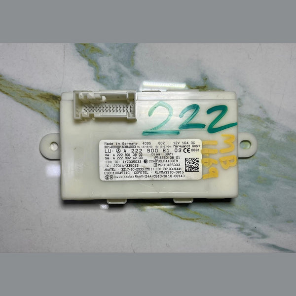 2014-2017 Mercedes-Benz S550 Keyless Go Control Module A2229008103 S-Class W222
