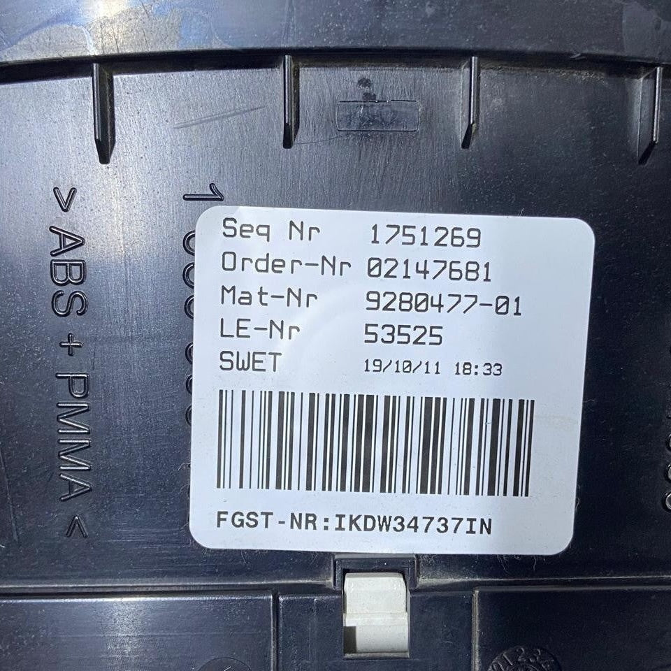 OEM BMW F10 528i Combi-Instrument speedometer Cluster 9280477-01