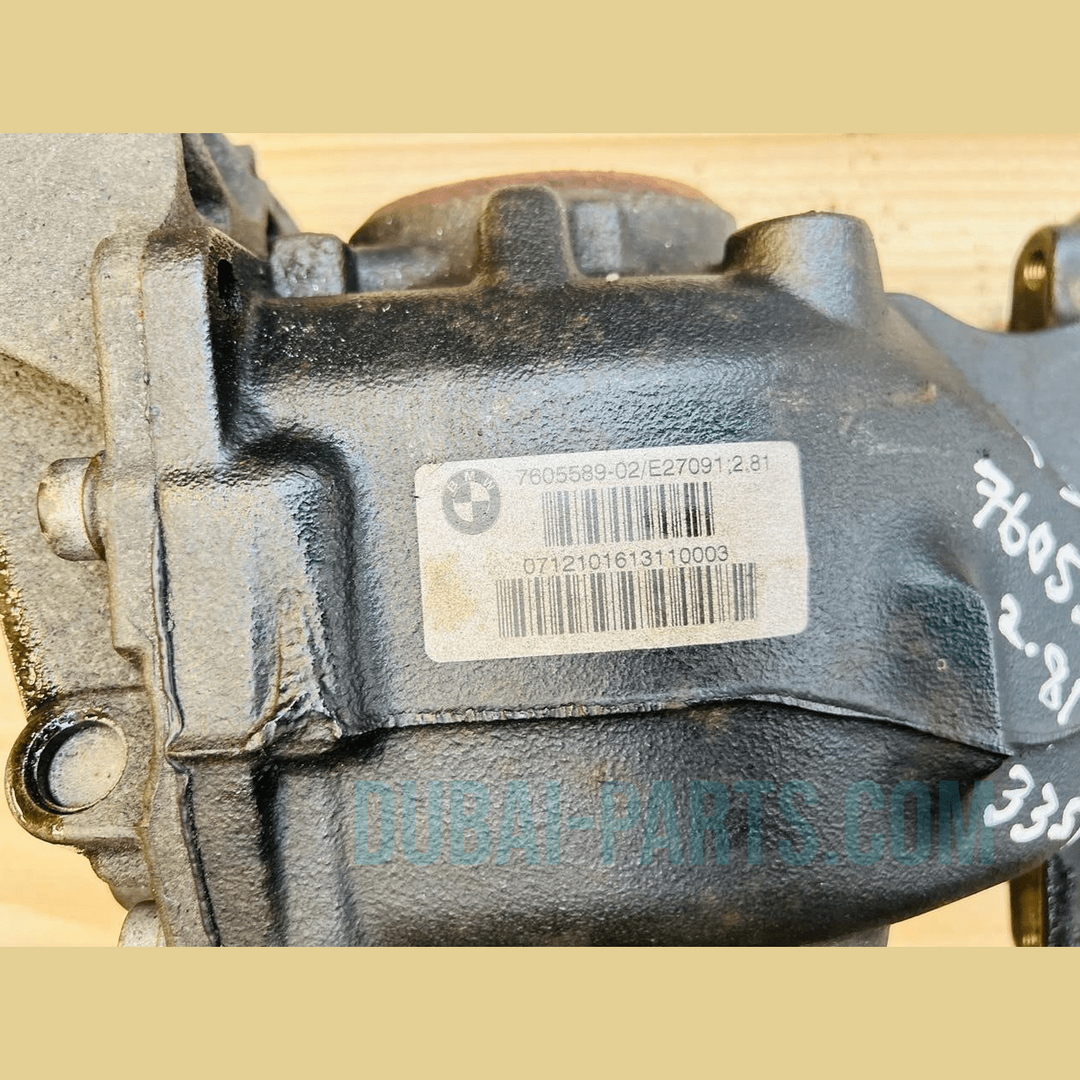 BMW 335i F30 REAR AXLE DIFFRENTIAL RATIO 2.81 7605589
