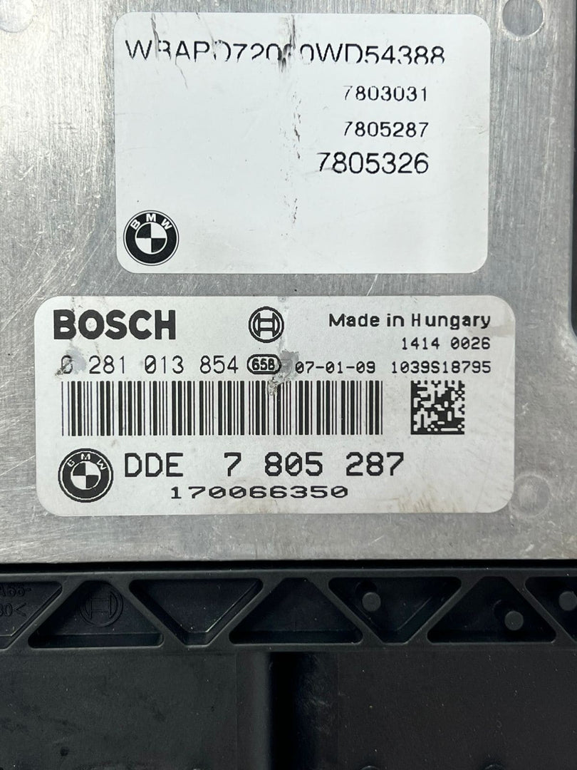 2008 BMW X3 E83 M57D Engine Control Unit ECU SET DDE+ EWS +1KEY 7805287 OEM