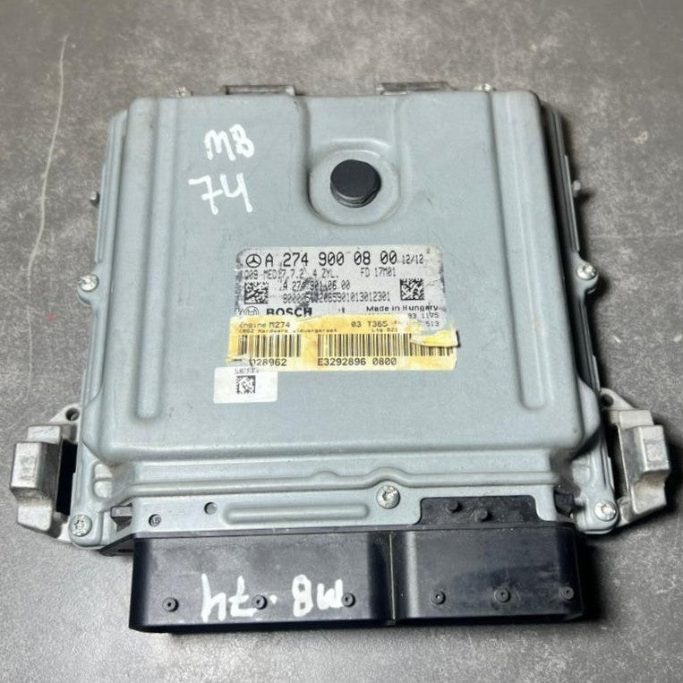 14-18 Mercedes W205 C-CLASS Engine Control Module Unit ECM ECU A274 9000800 OEM