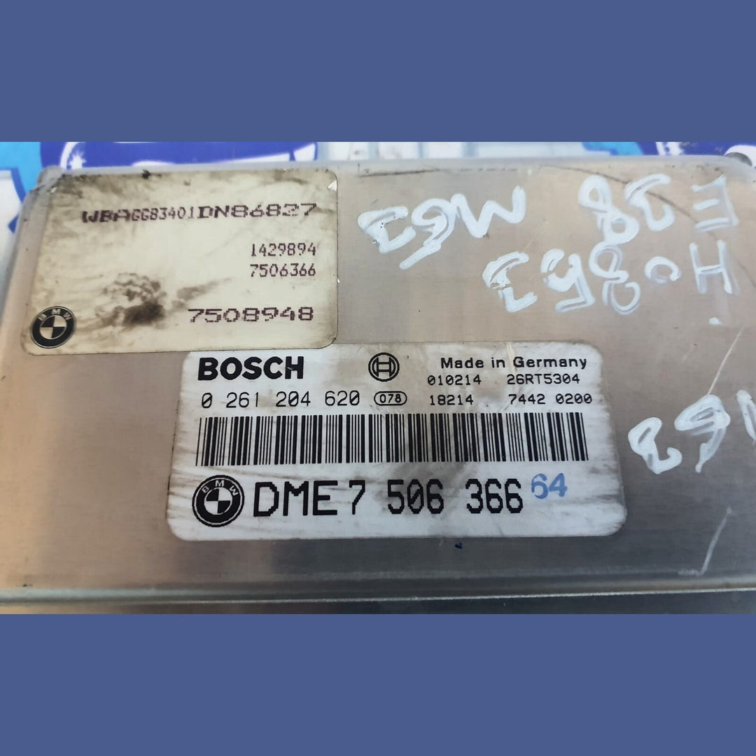 BMW  M62 ENGINE COMPUTER UNIT DME ECU 7506366 E53/E39/E38 4.4