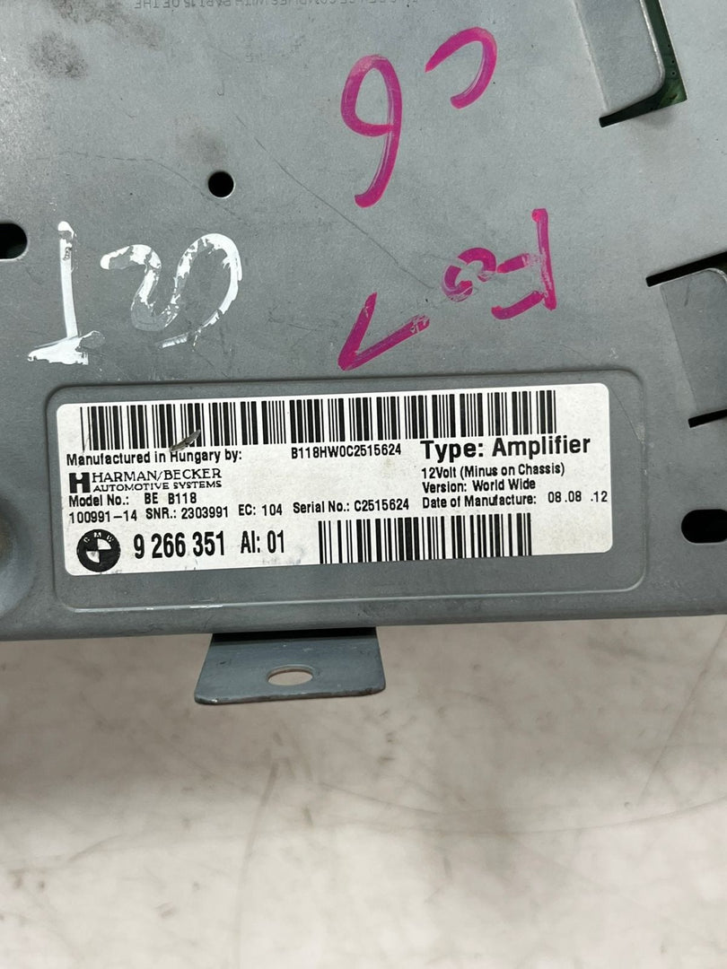 2011-2016 BMW 5 Series GT, 550i xDrive HIFI SOUND Audio Amplifier 9266351 OEM