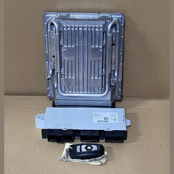 OEM BMW F10 N63 ENGINE CONTROL UNIT DME MSD85 ECU SET 7613202