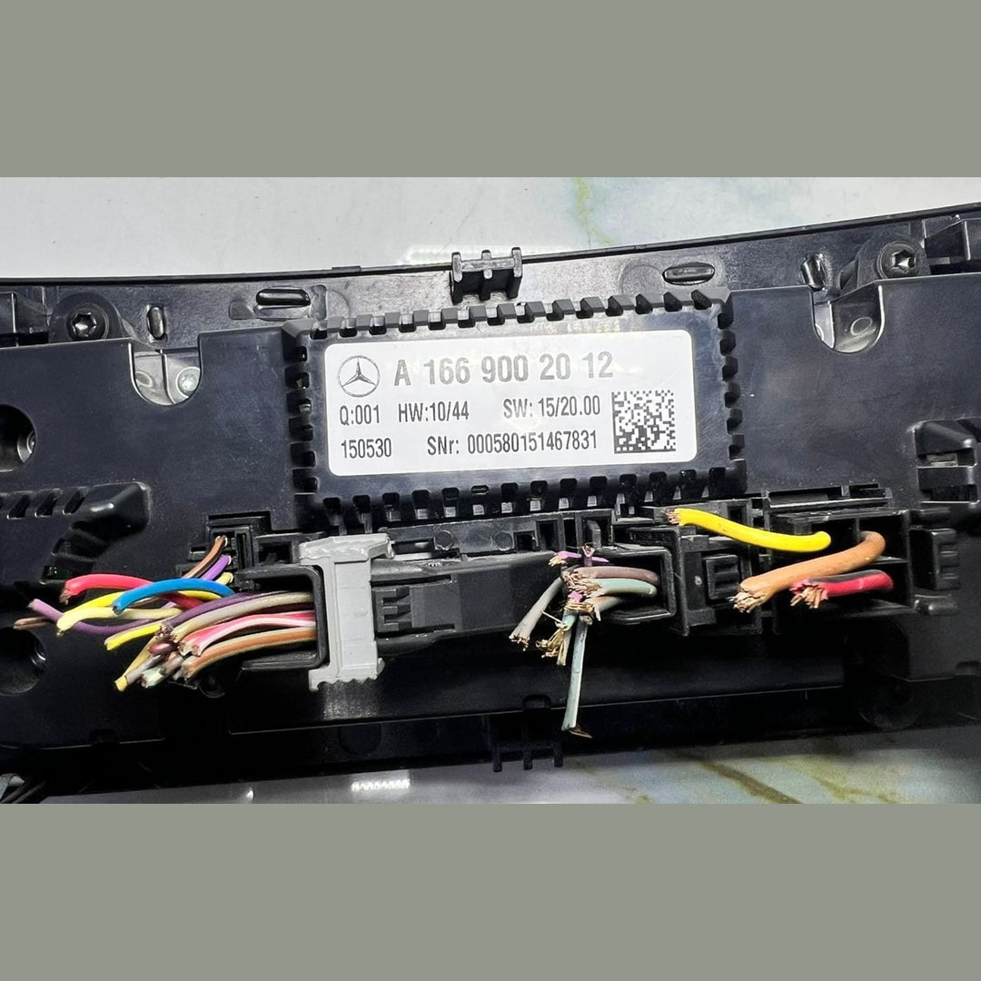 Mercedes Climate Control Panel A1669002012 GLE W292 W166