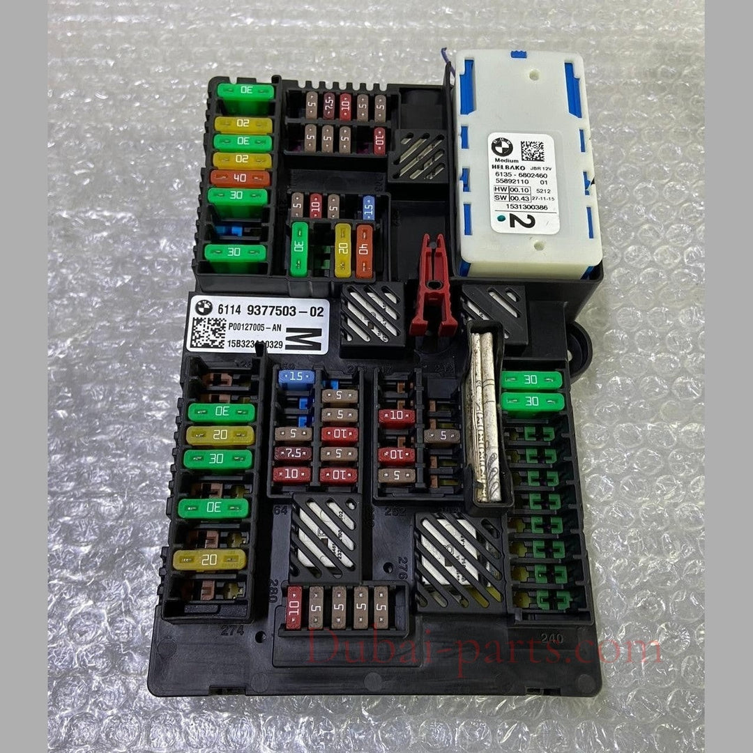 OEM BMW 740 750 G11 G12 REAR POWER DISTRIBUTION FUSE RELAY BOX MODULE 9377503
