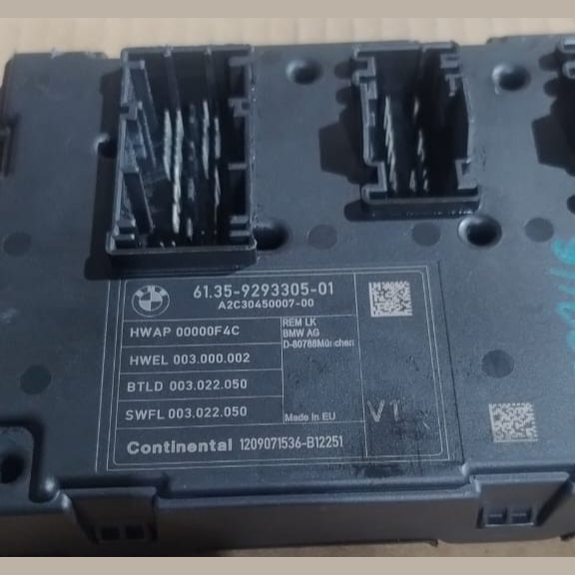 BMW F20 F21 F30 F31 REAR ELECTRONIC MODULE FUSE BOX CONTROL UNIT V1 REM -9293305