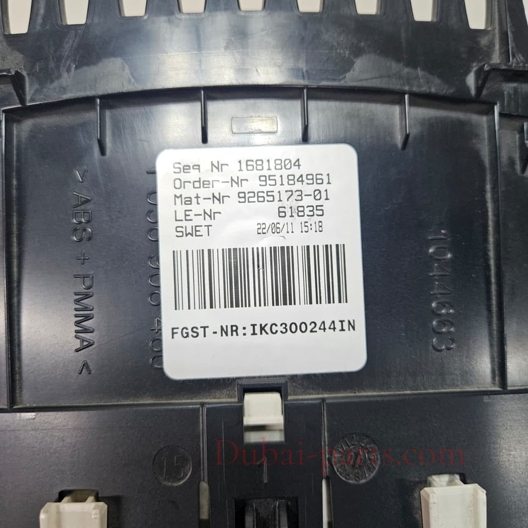 2011 BMW 5 Series F10 F11 X3 F25 X4 F26 Instrument Cluster Speedometer 9265173
