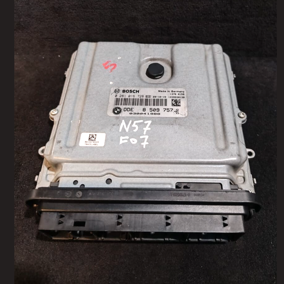 BMW 5 7 SERIES F01 F02 F10 F07 N57D30A ENGINE CONTROL UNIT ECU ONLY -  8509757