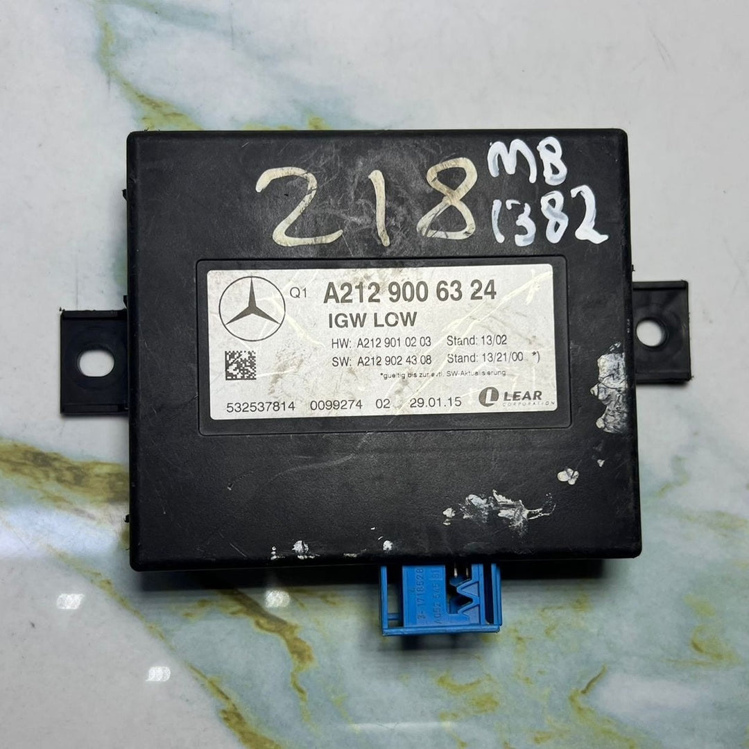 2014 Mercedes-Benz E300 Chassis Gateway Control Module A2129006324 E-Class W212