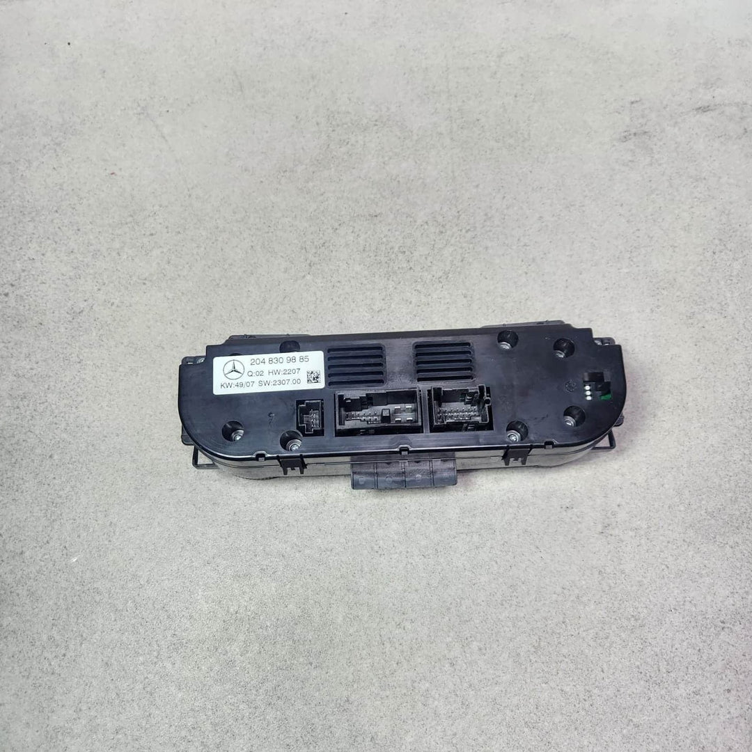 2010-2012 Mercedes-Benz C250 Climate Control Unit 2048309885 C-Class W204 