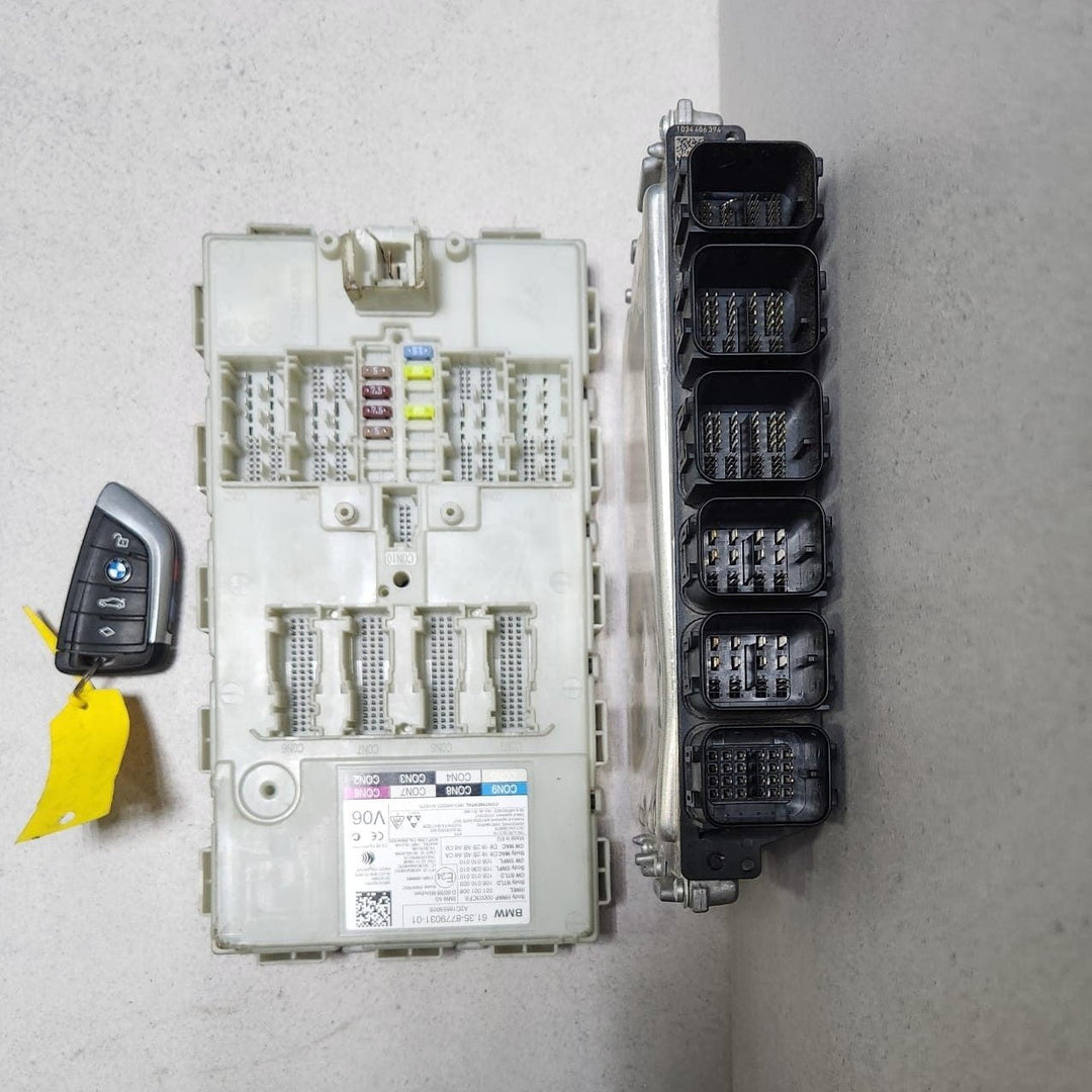 2017-2020 BMW X3 Engine Control Unit 8475483 G01 2.0 B48 ECU SET 