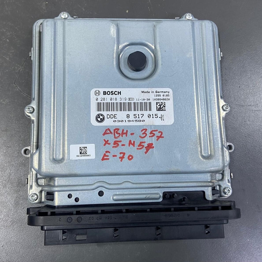 OEM BMW X5 E70 X6 E71 30dX Diesel N57 ENGINE CONTROL UNIT DDE 8517015 ECU SET