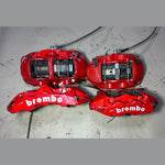 Bild in die Galerieansicht laden, Mercedes-Benz E63 W212 AMG E-Class Front \ Rear Brembo Red Brake Calipers Set