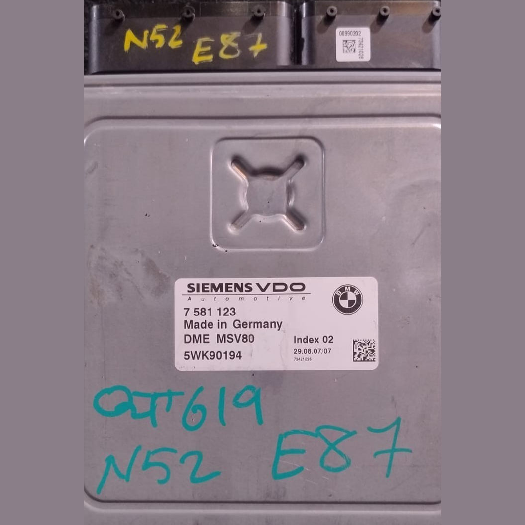BMW E90/E92 E93 ENGINE DME CONTROL MODULE ECU P/N 7581123