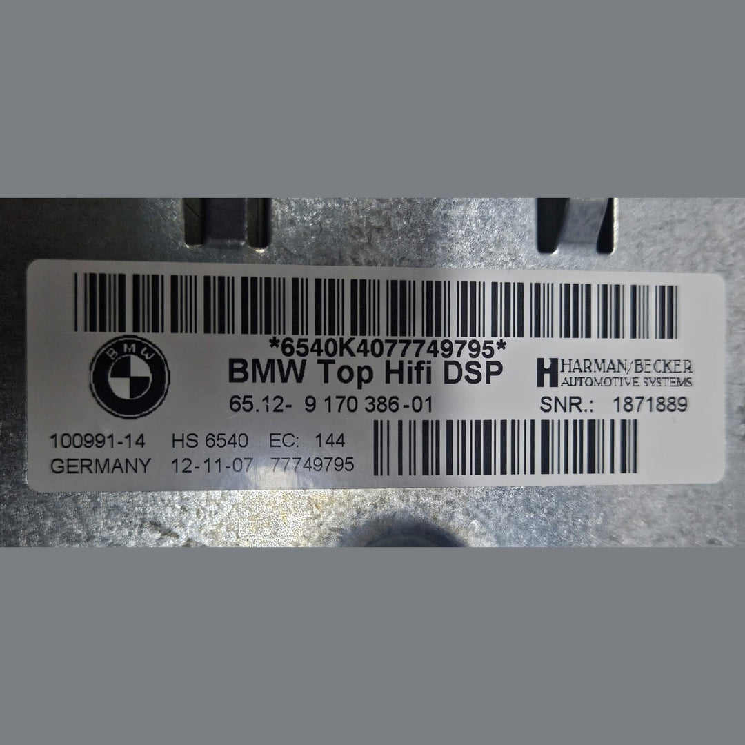 2008-10 BMW 128i E60 E87 E90 E92 E64 Top HIFI DSP Audio Amplifier 9170386 OEM