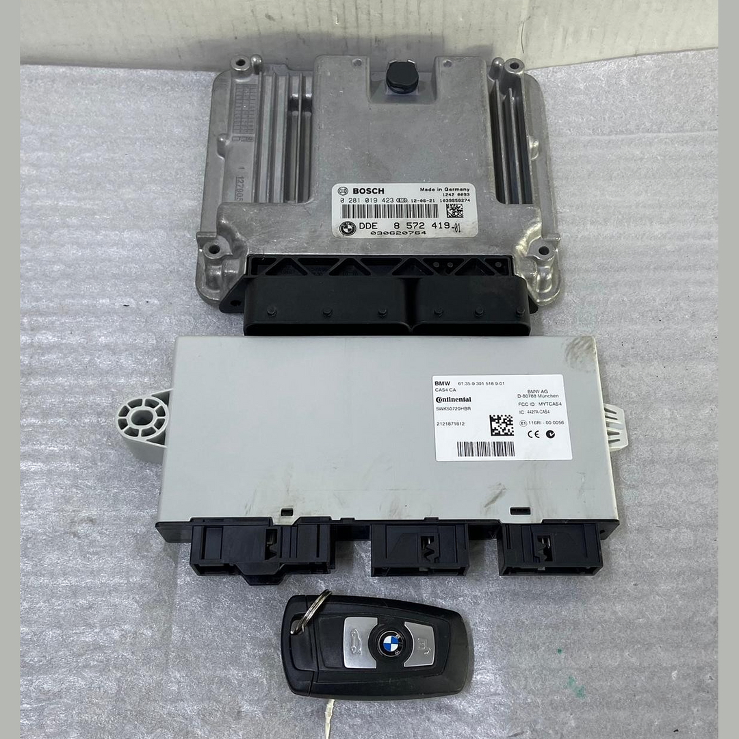 OEM BMW X3 F25 N47N ENGINE CONTROL ECU UNIT MODULE DDE ECU SET 8572419