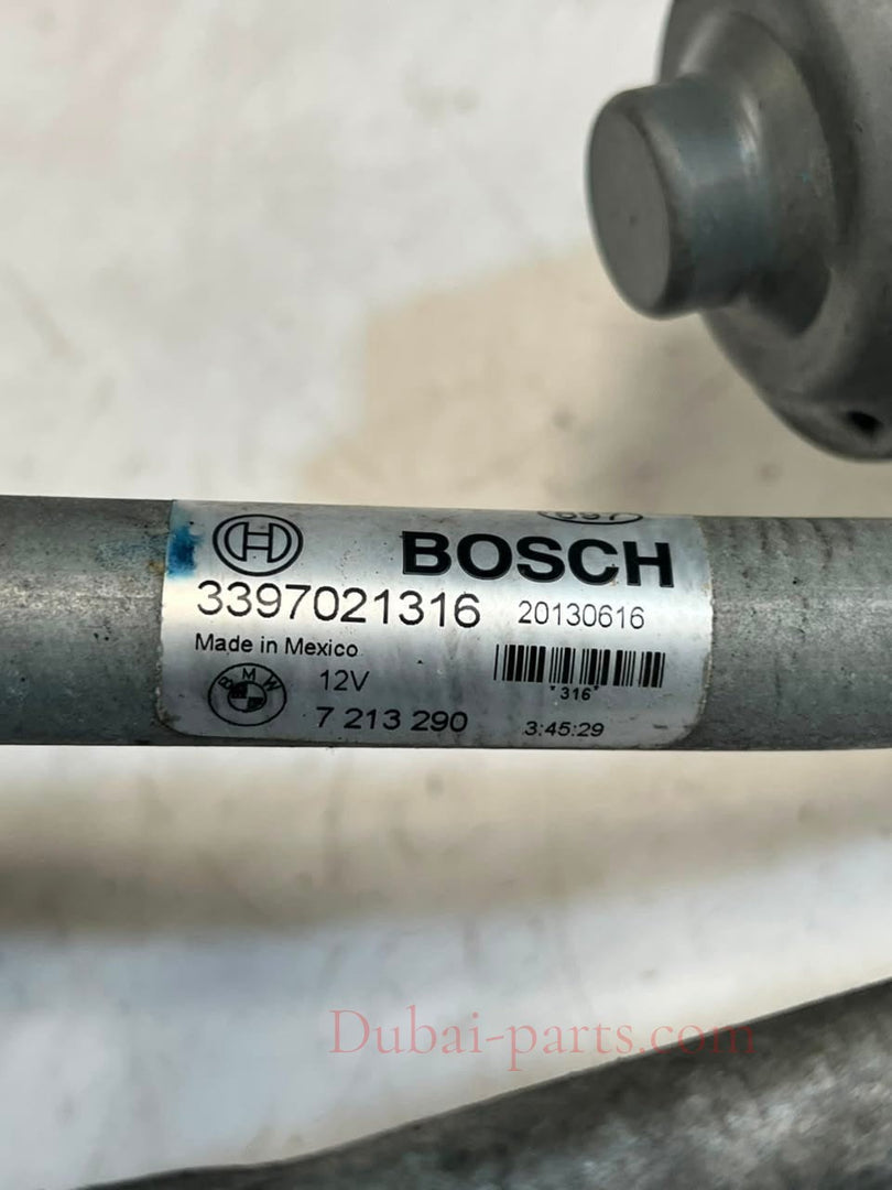 2010-2017 BMW X3 F25 Front Wiper Motor Linkage 7213290 OEM