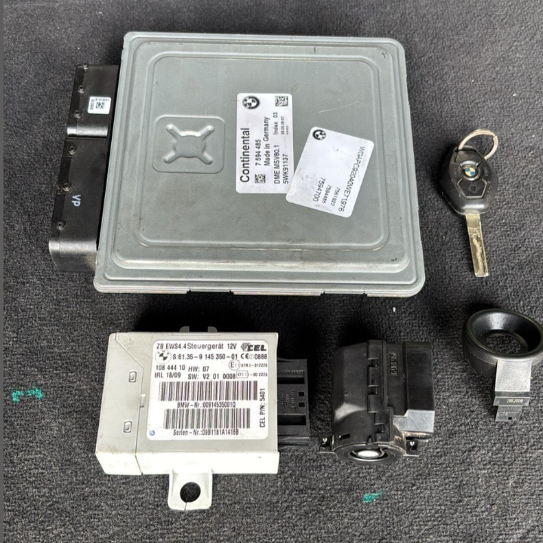 BMW E92 328XI AWD N51 MSV80.1 ECU DME CAS KEY UNIT SET OEM 7594485