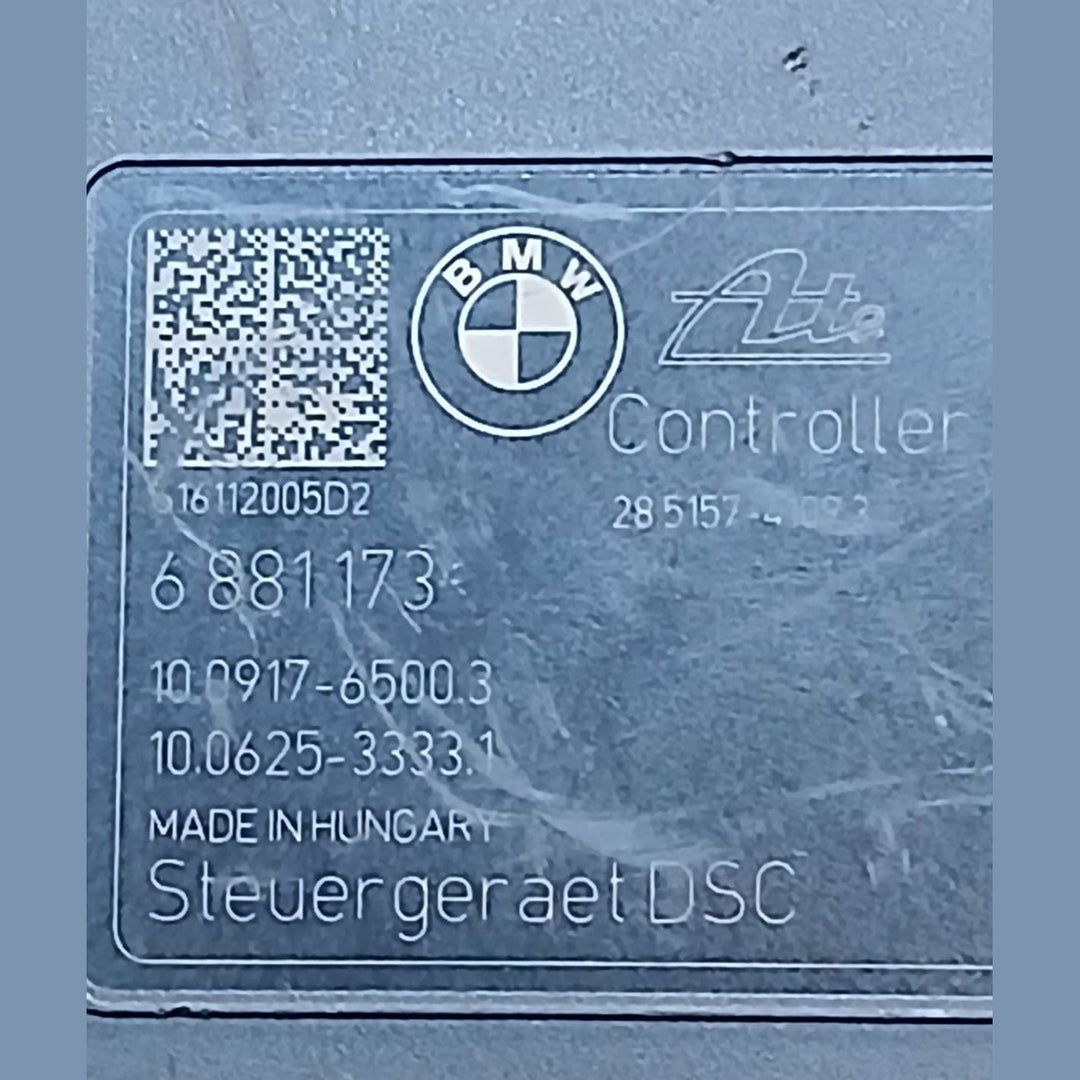 OEM BMW F20 F30  ABS Brake Pump Anti Lock DSC Dynamic Stability Control 6881173