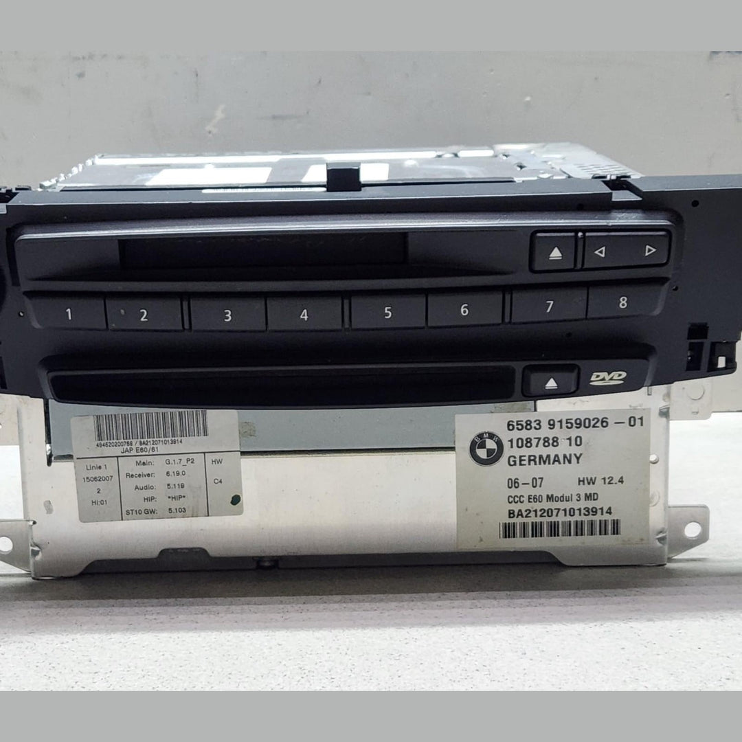2004-2010 BMW 525i Navigation Head Unit  CCC MD 9159026 5 Series E60 E61  OEM
