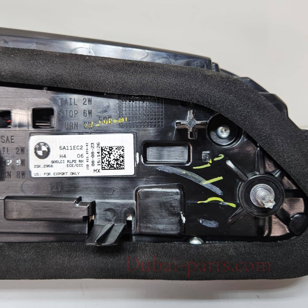 2018 BMW X5 G05 LCI LED Inner Tailgate Rear Right Side Light 5A11EC2