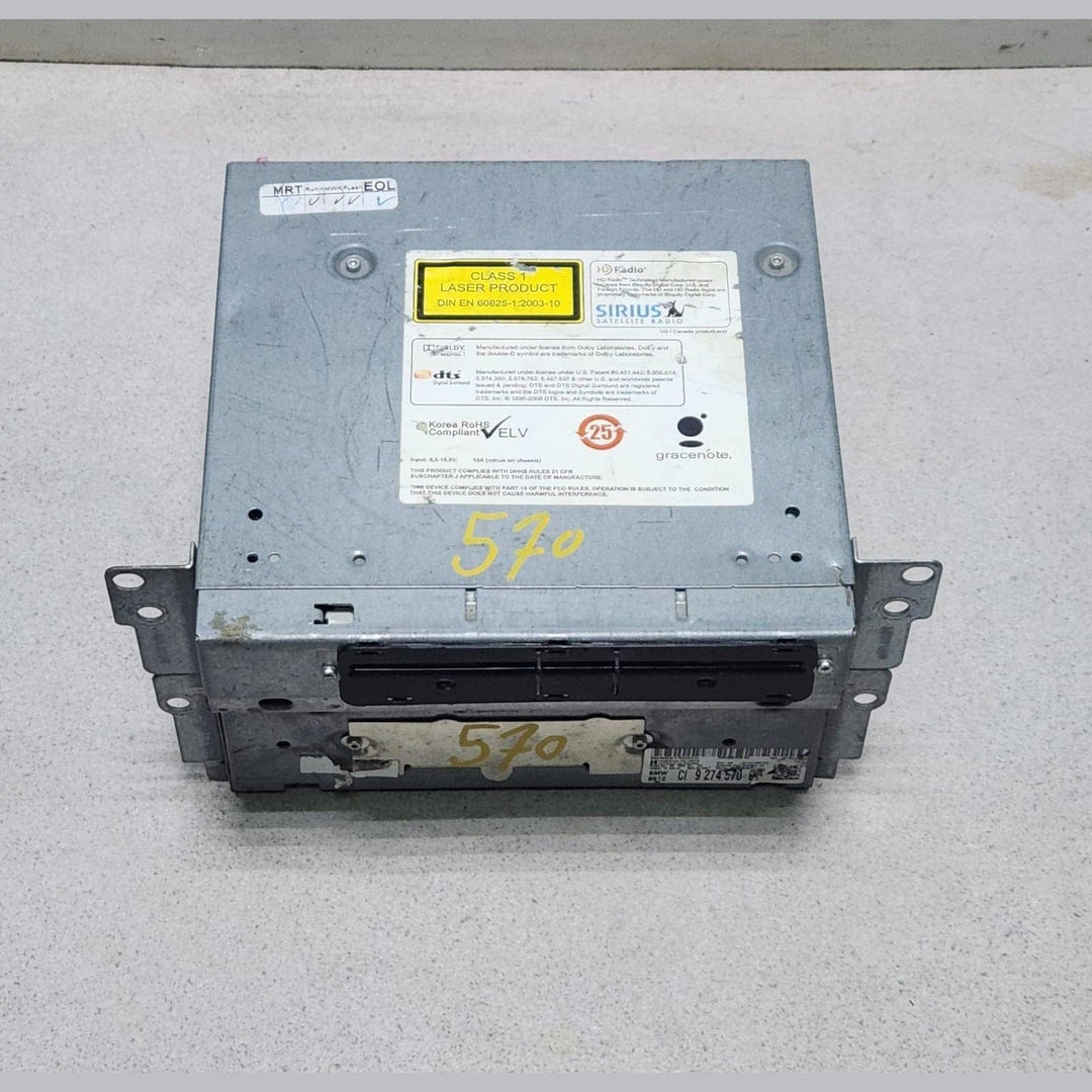 BMW Navigation Head Unit Gps Cic 9274570 5 Series F10 F11 and 6 Series F06 OEM