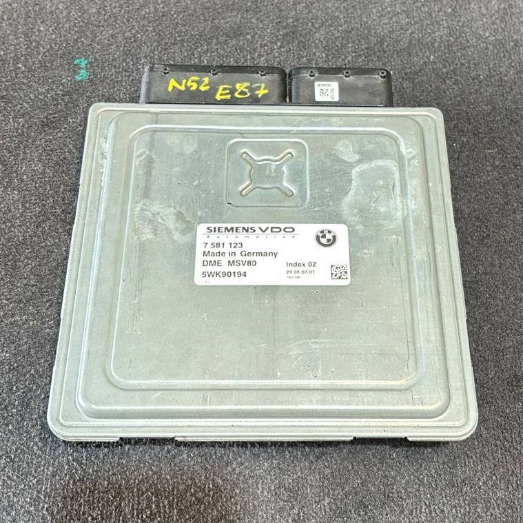 BMW E90 328I 530I X5 Z4 N52 MSV80 08-10  ECU ENGINE CONTROL MODULE UNIT 7581123