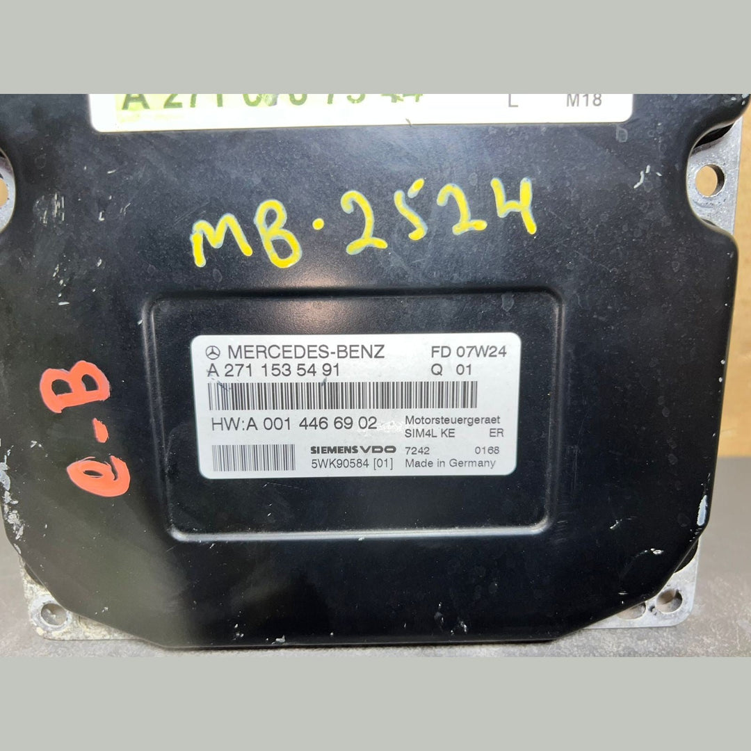 07-09 Mercedes W209 CLK Engine Control Module Unit ECM ECU A271 1535491 OEM